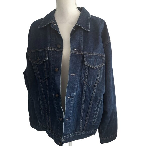 GAP Women's Blue Jeans Denim Jacket Size Large - Picture 5 of 5